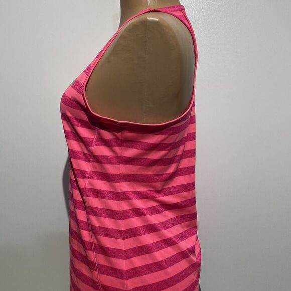 New Balance Women's Pink Lightningory Stripe Racerback Tank Top Size Small - Picture 2 of 9